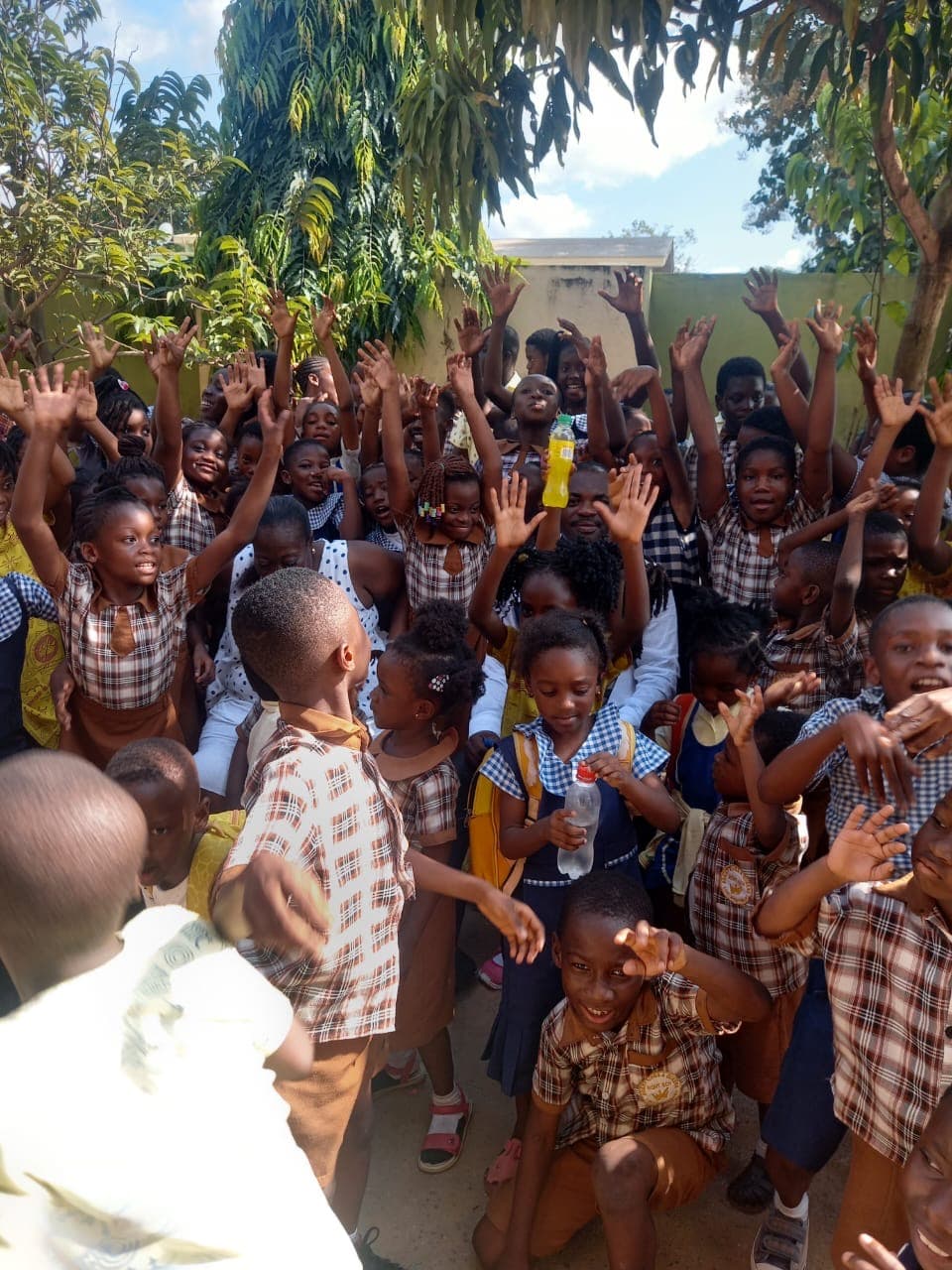 Students celebrating together