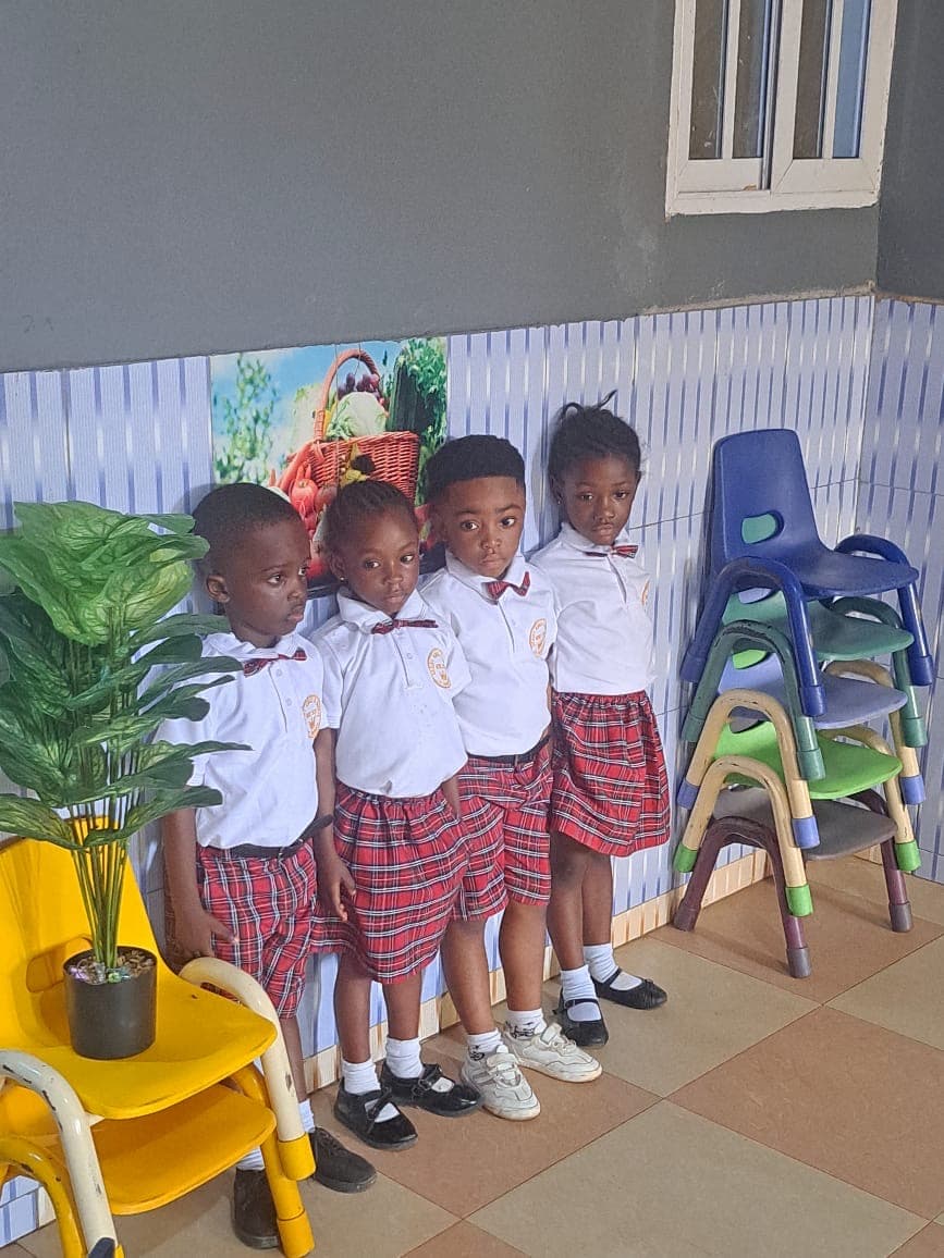 Pre-School students at Brainy Kings & Queens